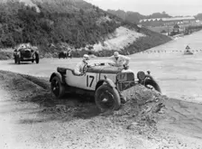 1929 Lagonda 2 litre, Brooklands, Surrey, (1930s?)