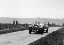 1929 Mercedes Benz driven by Earl Howe on 1930 Brighton rally acceleration trial