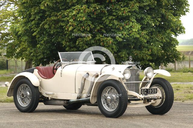 1929 Mercedes Benz SSK Roadster Artist: Unknown.