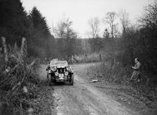 1929 MG M type competing in the Great West Motor Club Thatcher Trophy, 1938. Artist: Bill Brunell