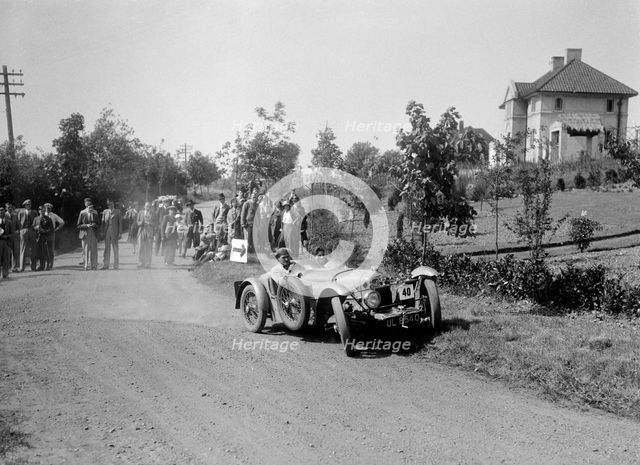 1929 Rally, Bugatti Owners Club Hill Climb, Chalfont St Peter, Buckinghamshire, 1935. Artist: Bill Brunell.