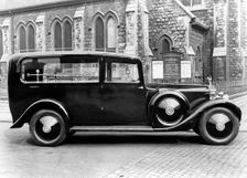 1929 Rolls Royce Phantom 1 hearse. Creator: Unknown