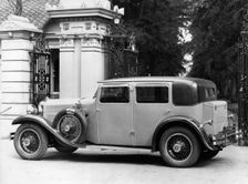 1929 Stutz Straight 8 saloon with coachwork by Weymann. Creator: Unknown