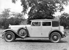 1929 Stutz Straight 8 saloon with coachwork by Weymann. Creator: Unknown