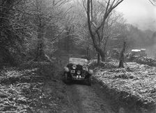 1930 Talbot 90 tourer taking part in a motoring trial, late 1930s. Artist: Bill Brunell