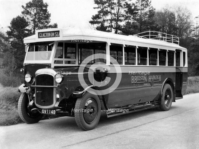1930 Thornycroft 31 seater bus. Creator: Unknown.