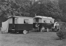 1930 Trojan with Voyageur caravan. Creator: Unknown