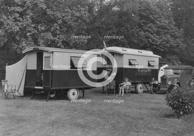 1930 Trojan with Voyageur caravan. Creator: Unknown.