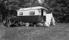 1930 Trojan with Voyageur caravan. Creator: Unknown