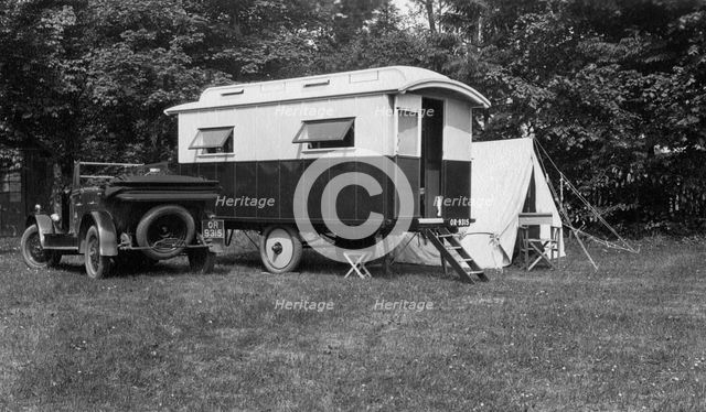 1930 Trojan with Voyageur caravan. Creator: Unknown.