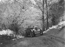 1930 Wolseley Hornet McEvoy Special taking part in a motoring trial, late 1930s. Artist: Bill Brunell
