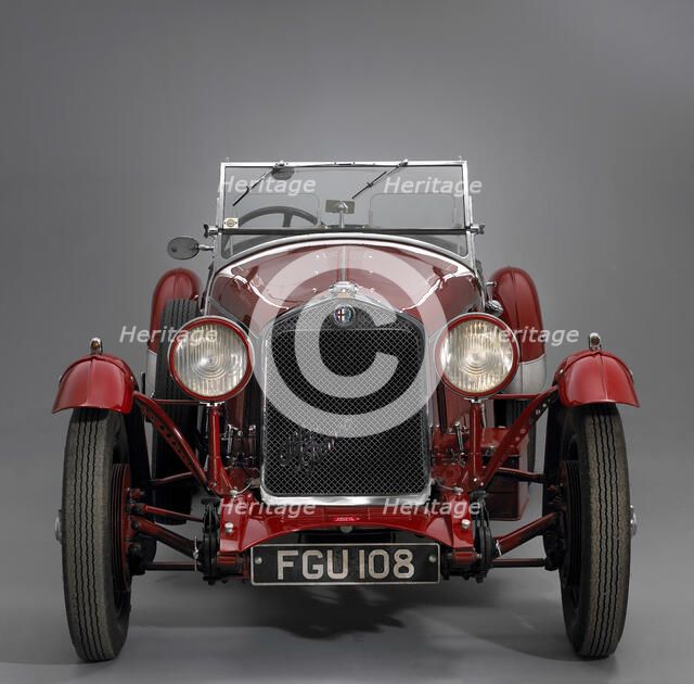 1930 Alfa Romeo 6C 1750 Artist: Unknown.