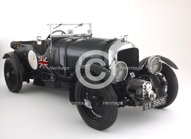 1930 Bentley 4.5 litre blower. Artist: Unknown.