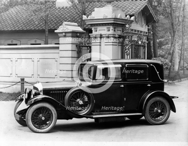 1930 Bentley 4.5 litre Weymann body. Creator: Unknown.
