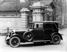 1930 Bentley 4.5 litre Weymann body. Creator: Unknown