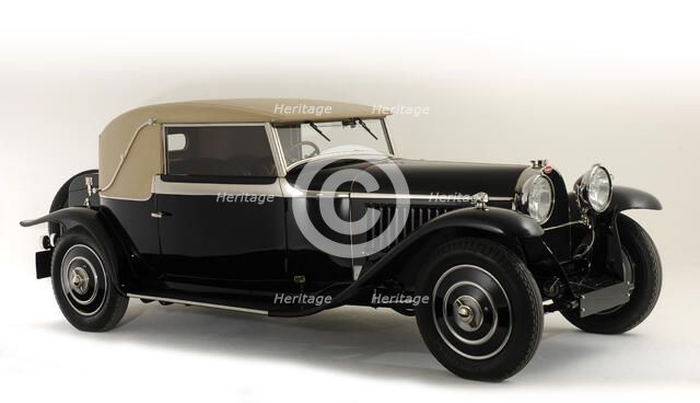 1930 Bugatti Type 46 Faux Artist: Unknown.