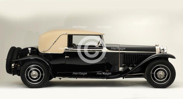 1930 Bugatti Type 46 Faux Artist: Unknown.