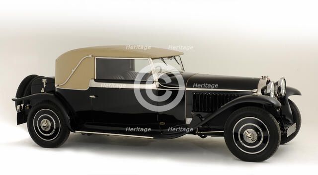 1930 Bugatti Type 46 Faux Artist: Unknown.