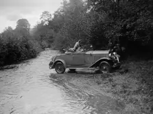 1930 Chrysler of P Richards-Brown competing in the JCC Lynton Trial, 1932. Artist: Bill Brunell