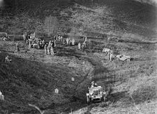 1930 Morris Minor Trials Special taking part in a motoring trial, late 1930s. Artist: Bill Brunell