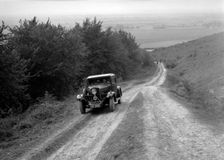 1931 Talbot 75 2276 cc competing in a Talbot CC trial. Artist: Bill Brunell