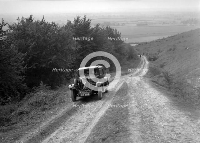 1931 Talbot 75 2276 cc competing in a Talbot CC trial. Artist: Bill Brunell.