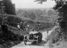 1931 Wolseley Hornet taking part in a West Hants Light Car Club Trial, Ibberton Hill, Dorset, 1930s. Artist: Bill Brunell
