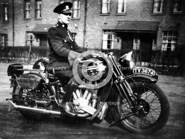 1931 Brough Superior SS80 de luxe, (c1931?). Artist: Unknown