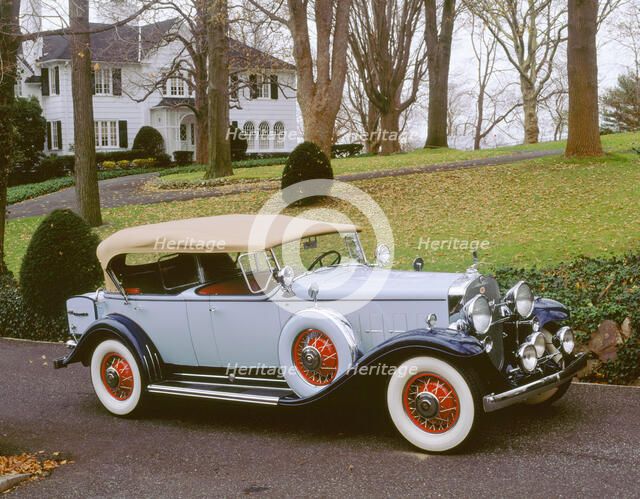 1931 Cadillac Fleetwood 370A V12. Artist: Unknown.