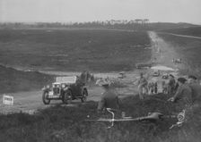 1931 Morris Minor open 2-seater competing in a motoring trial, Bagshot Heath, Surrey, 1930s. Artist: Bill Brunell