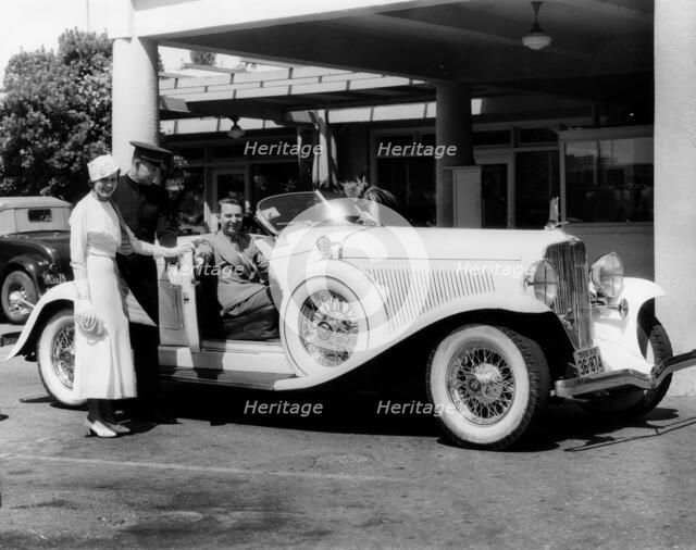 1932 Auburn 12-60 Boattail Speedster, (c1932?). Artist: Unknown