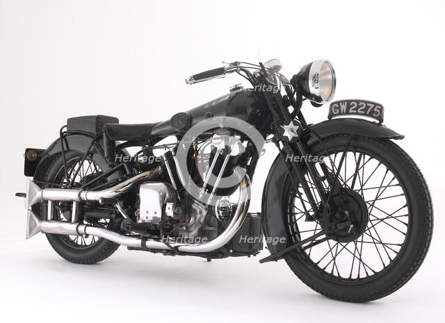 1932 Brough Superior 10hp SS100, Lawrence of Arabia's Bike. Artist: Unknown.