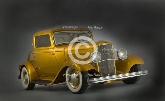 1932 Ford Model B Custom Car. Artist: Unknown.