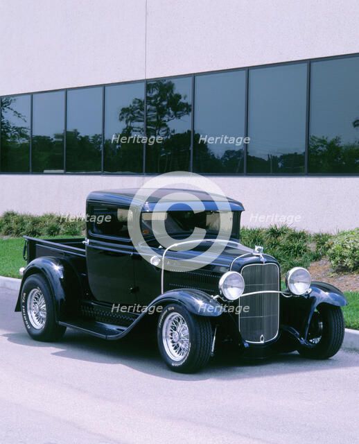 1932 Ford model B customised truck. Artist: Unknown.