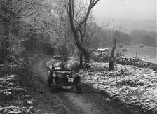 1932 Frazer-Nash TT replica taking part in a motoring trial, late 1930s. Artist: Bill Brunell
