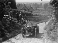 1932 MG J2 Standard taking part in a West Hants Light Car Club Trial, Ibberton Hill, Dorset, 1930s. Artist: Bill Brunell
