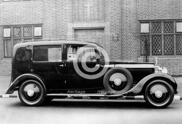 1932 Rolls Royce Phantom II hearse by J.C. Clark. Creator: Unknown.