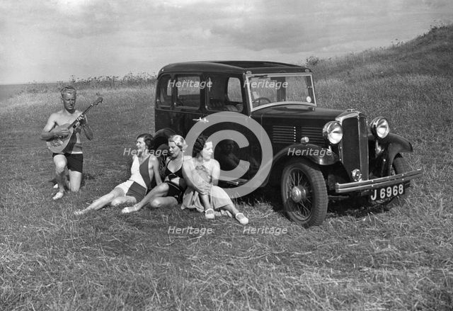 1932 Standard Little Nine, in Jersey, Channel Islands. Creator: Unknown.