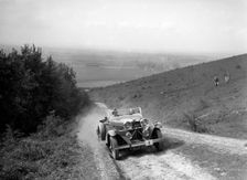 1933 Talbot 105 2970 cc competing in a Talbot CC trial. Artist: Bill Brunell