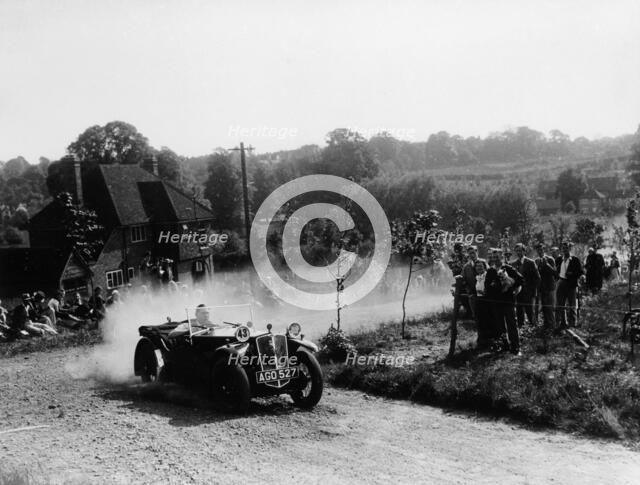 1933 Andre V6 competing in a hill climb, Amersham, Buckinghamshire. Artist: Unknown