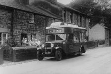 1933 Bedford 2 ton WLG truck used as a travelling shop, c1933