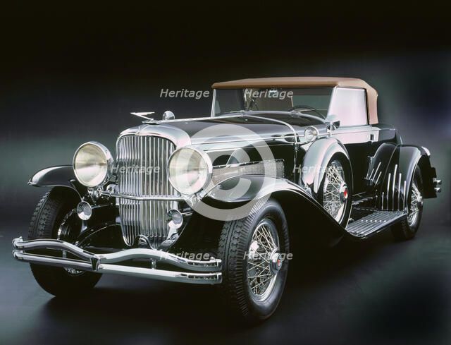 1933 Duesenberg SJ. Artist: Unknown.