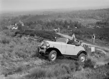 1933 Ford V8 taking part in the NWLMC Lawrence Cup Trial, 1937. Artist: Bill Brunell