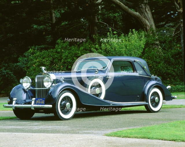1933 Hispano Suiza J12. Artist: Unknown.