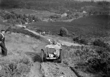 1933 MG J2 taking part in the NWLMC Lawrence Cup Trial, 1937. Artist: Bill Brunell