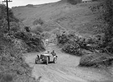 1933 MG J2 taking part in a motoring trial, late 1930s. Artist: Bill Brunell