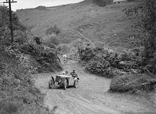 1933 MG J2 taking part in a motoring trial, late 1930s. Artist: Bill Brunell