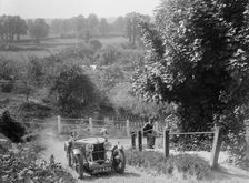 1933 MG J2 Standard taking part in a West Hants Light Car Club Trial, Ibberton Hill, Dorset, 1930s. Artist: Bill Brunell