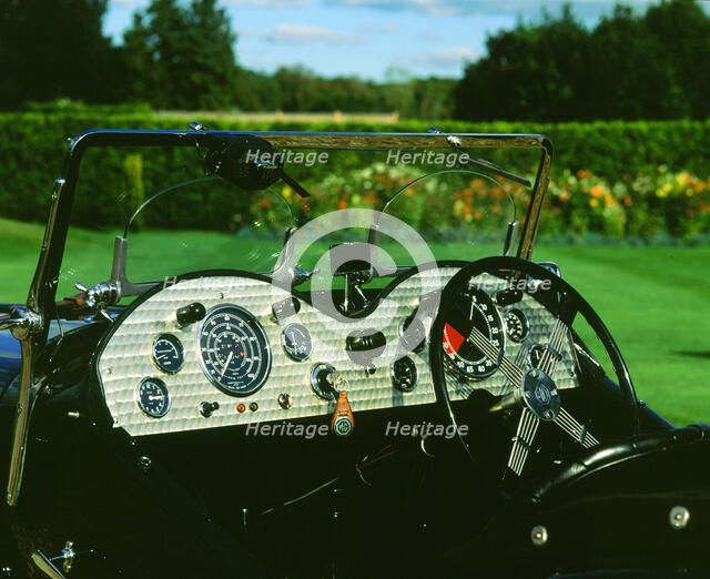 1933 MG J3 supercharged dashboard. Artist: Unknown.