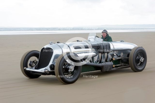1933 Napier Railton at Pendine Sands, July 2015. Creator: Unknown.